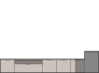 Eleganz und Flexibilität - Technische Zeichnung