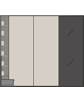 Cada elemento encuentra su lugar adecuado - dibujo técnico