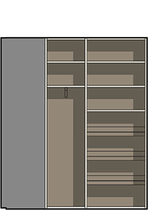Cada elemento encuentra su lugar adecuado - dibujo técnico