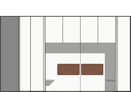 Amueblar la habitación de forma inteligente - dibujo técnico