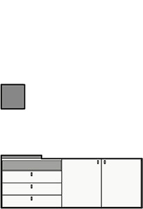 Amueblar la habitación de forma inteligente - dibujo técnico