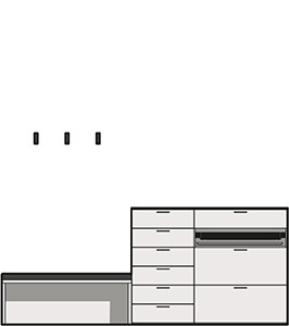 Eine intelligente und funktionale Zusammenstellung - Technische Zeichnung