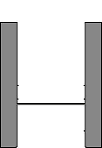 Praktisch und gut organisiert einrichten  - Technische Zeichnung
