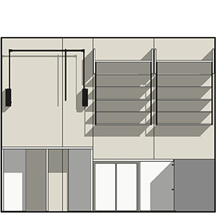 Optimiza los ambientes de servicio - dibujo técnico