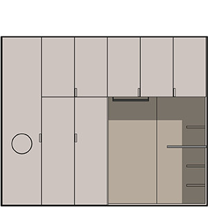Una lavandería funcional - dibujo técnico