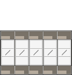 Sfruttare al meglio lo spazio espositivo - disegno tecnico