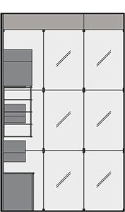 Soluzioni versatili per organizzare l’ambiente - disegno tecnico