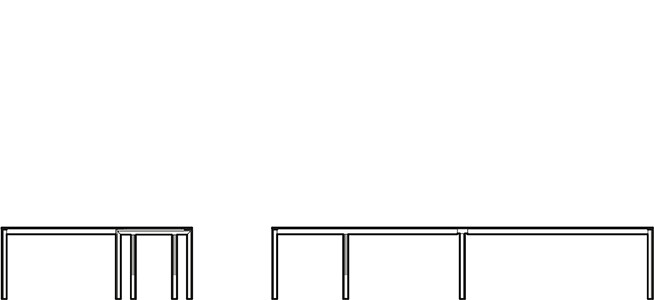 Una reception accogliente - disegno tecnico