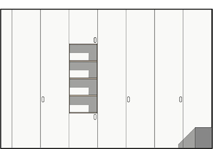 Elegant, practical style - technical drawing