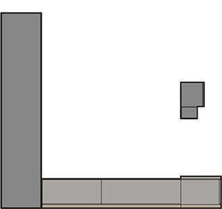 Elegant, practical style - technical drawing