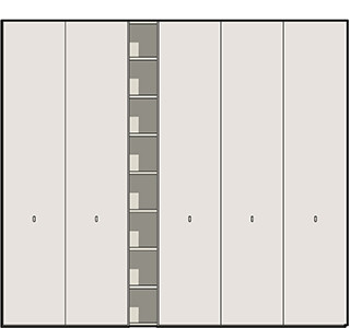 Making the most of the room's features - technical drawing