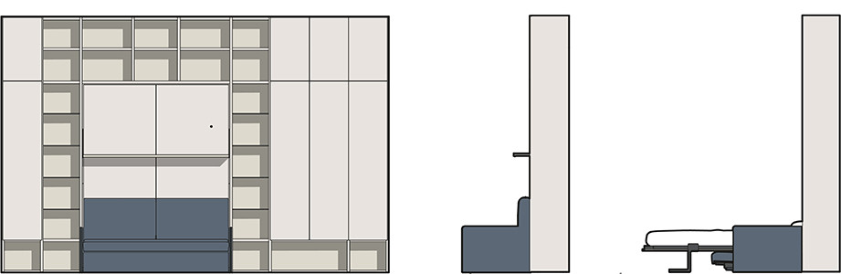 Amueblar de forma optimizada - dibujo técnico