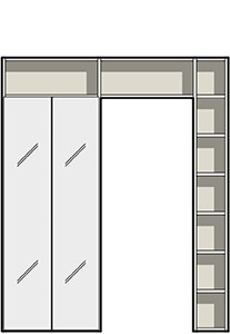 Amueblar de forma optimizada - dibujo técnico