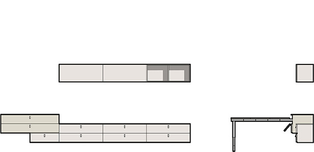 Amueblar de forma optimizada - dibujo técnico