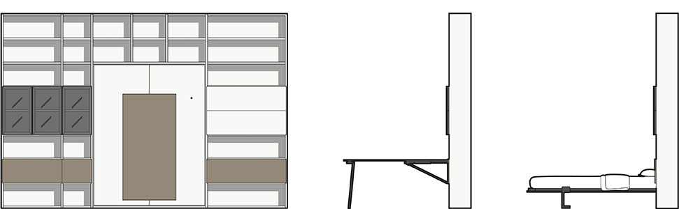 Un entorno moderno y organizado - dibujo técnico
