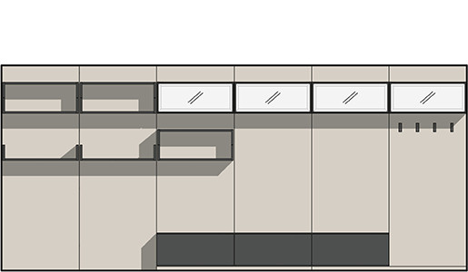 Un entorno con un diseño contemporáneo - dibujo técnico