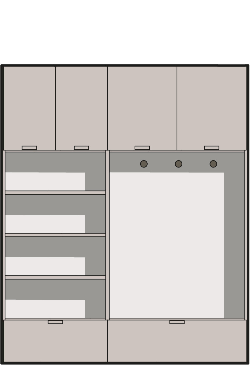 Progettare una soluzione pratica e contemporanea - disegno tecnico
