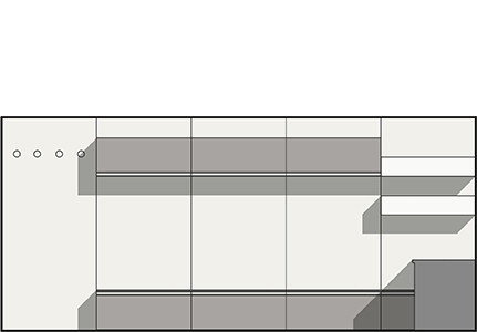 Stile minimal e organizzato - disegno tecnico