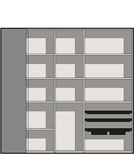 Organizar la zona de la despensa - dibujo técnico