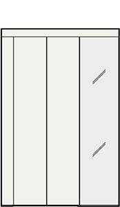 Vielseitig nutzbare Abstellräume - Technische Zeichnung