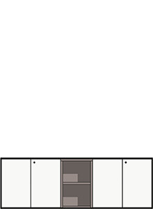 Un espace de caractère - dessin technique