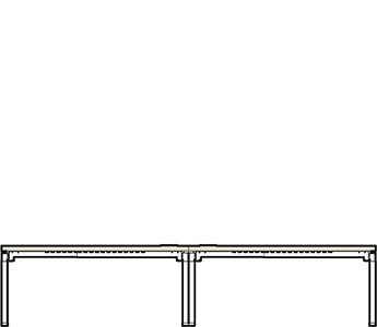 Große Räume zum gemeinsamen Arbeiten - Technische Zeichnung