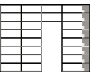 Große Räume zum gemeinsamen Arbeiten - Technische Zeichnung