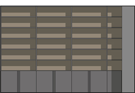 Soluzioni di carattere per l’ufficio - disegno tecnico