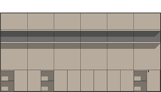 Caratterizzare lo spazio ufficio - disegno tecnico