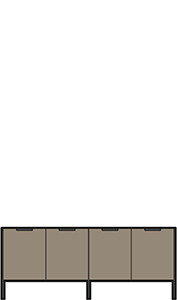 Un ambiente lavorativo funzionale - disegno tecnico