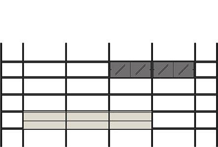 Progettare un ufficio contemporaneo - disegno tecnico