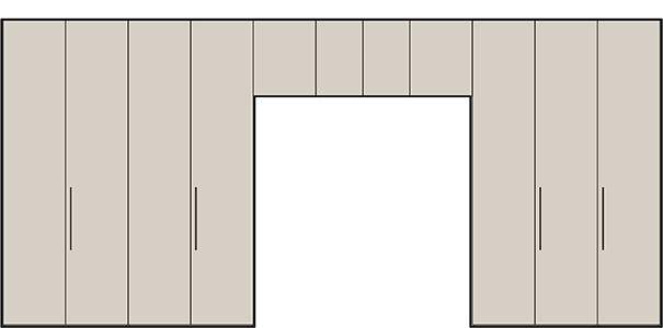 Un ufficio dinamico e versatile - disegno tecnico