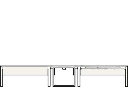 A flexible design  - technical drawing