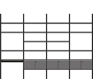 A flexible design  - technical drawing