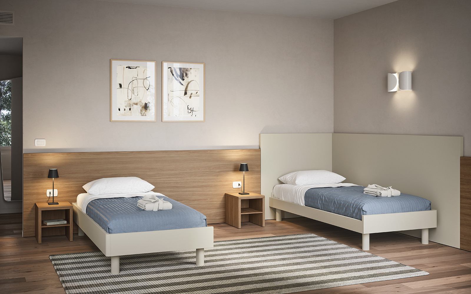 Icona Del Letto Di Ospedale O Logo Nera, Motel Dell'hotel Di Notte Di - Foto 5