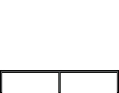 A comfortable, organized waiting room - technical drawing