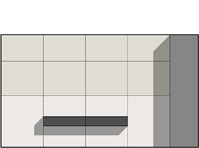 Interaction in a functional, organized setting - technical drawing